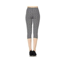 Load image into Gallery viewer, Shiny Stars Print Brushed Capri Leggings