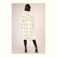 Load image into Gallery viewer, Tribal Hooded Cardigan Sweater