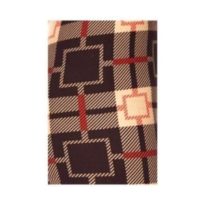 Square Print Capri Leggings