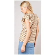Load image into Gallery viewer, Gingham Ruffle Tank
