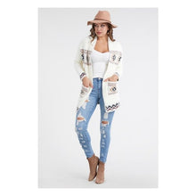 Load image into Gallery viewer, Native Tribal Western Aztec Cardigan Sweater
