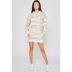 Fleece Oversized Hoodie Tunic